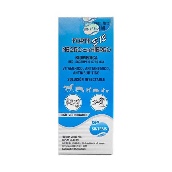 Forte B12 Negro con Hierro